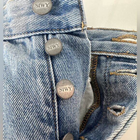 Siwy Jenna Louise twisted seam crop flare jean Sz 24 in perfect condition - Picture 5 of 14